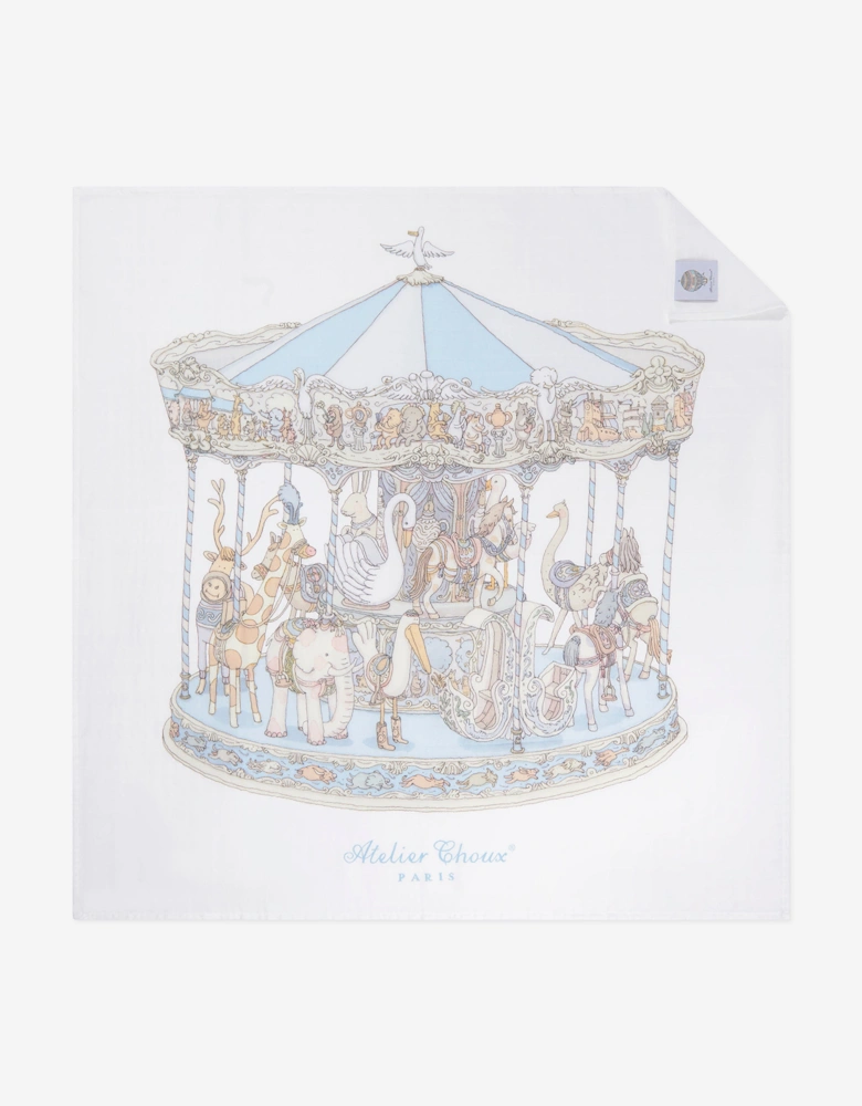 Baby Carousel Luxury Gift Set in White