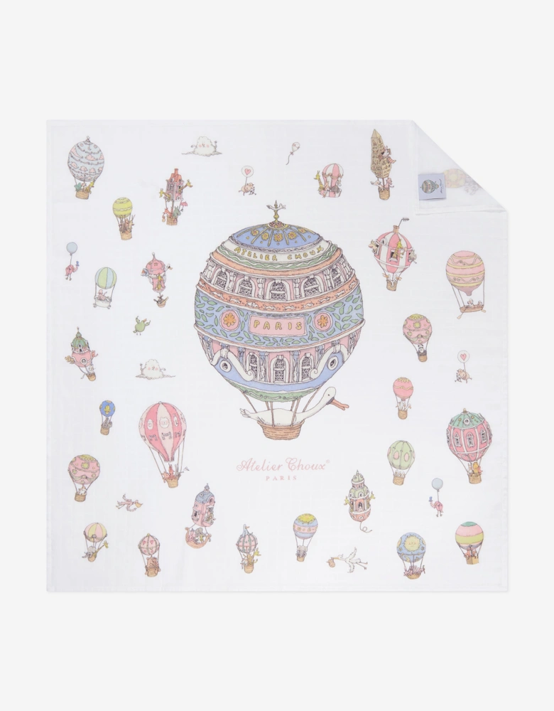 Baby Carousel Luxury Gift Set in White
