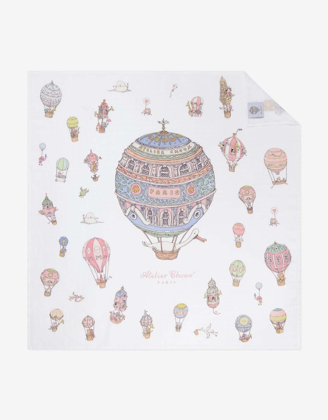 Baby Carousel Luxury Gift Set in White