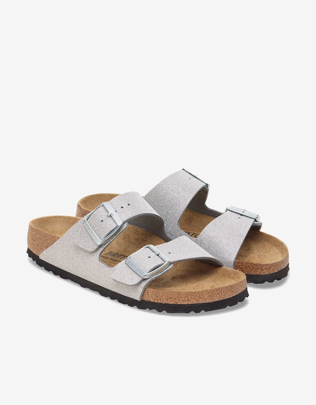 BIRKENSTOCK Girls Arizona BF Sandals in Silver