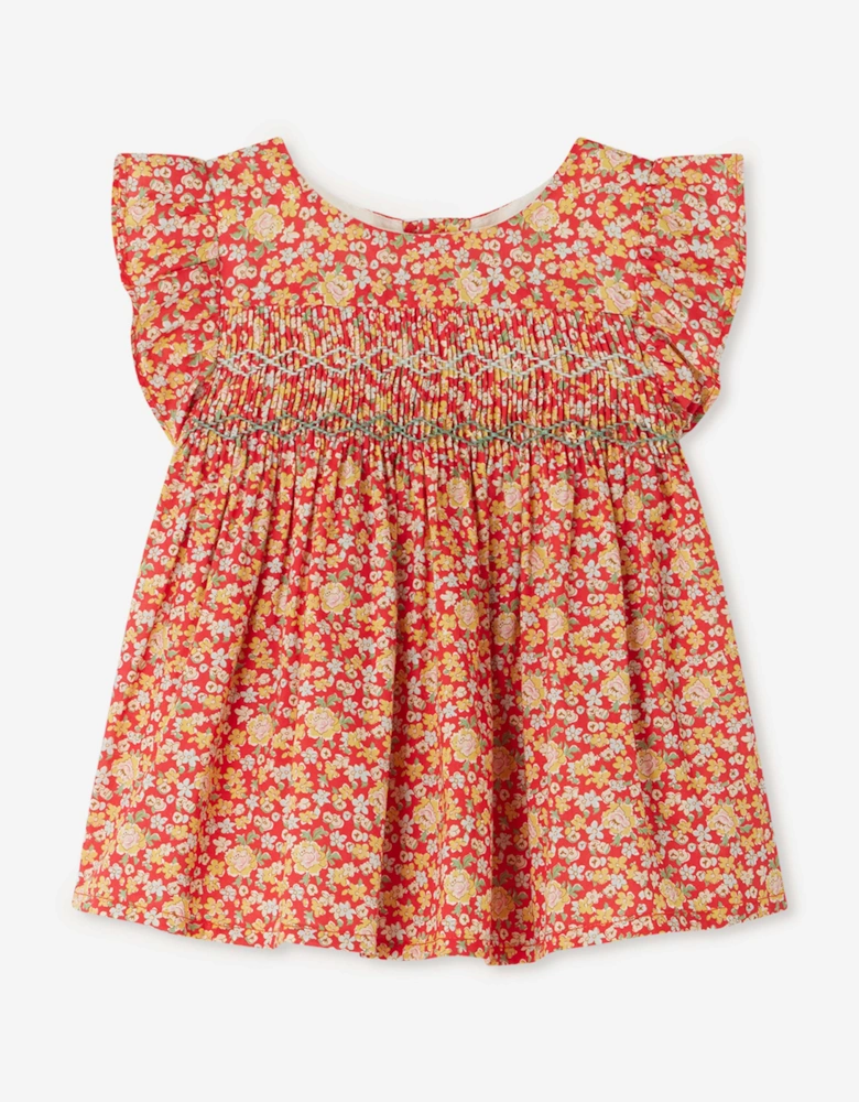 Baby Girls Naomie Blouse in Red