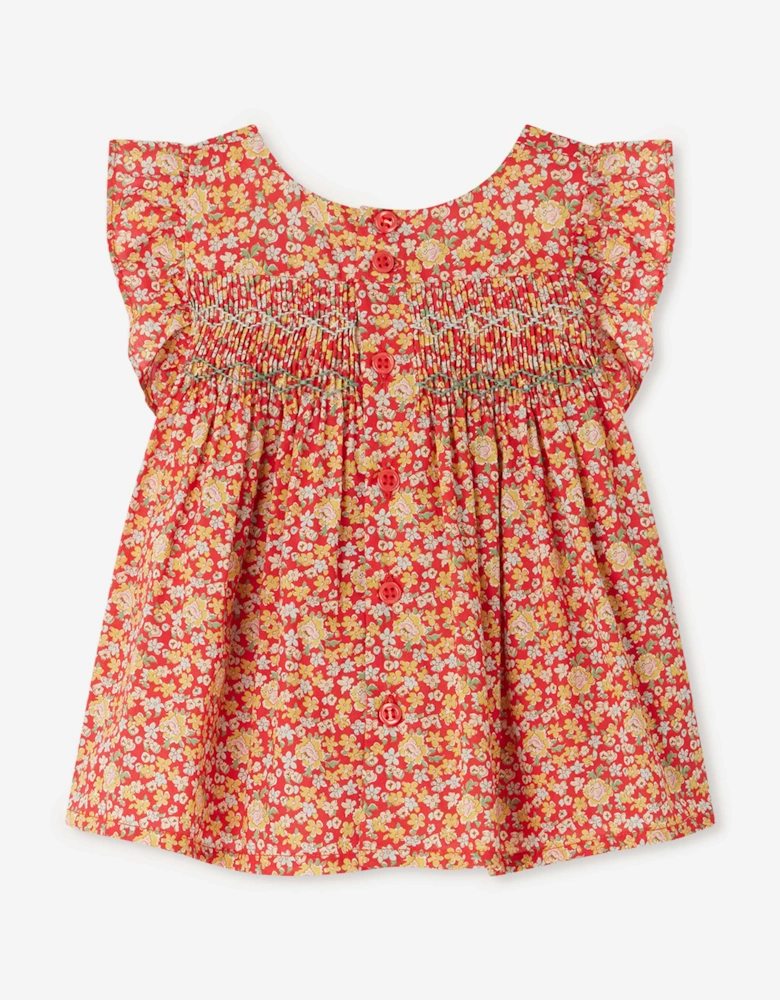 Baby Girls Naomie Blouse in Red