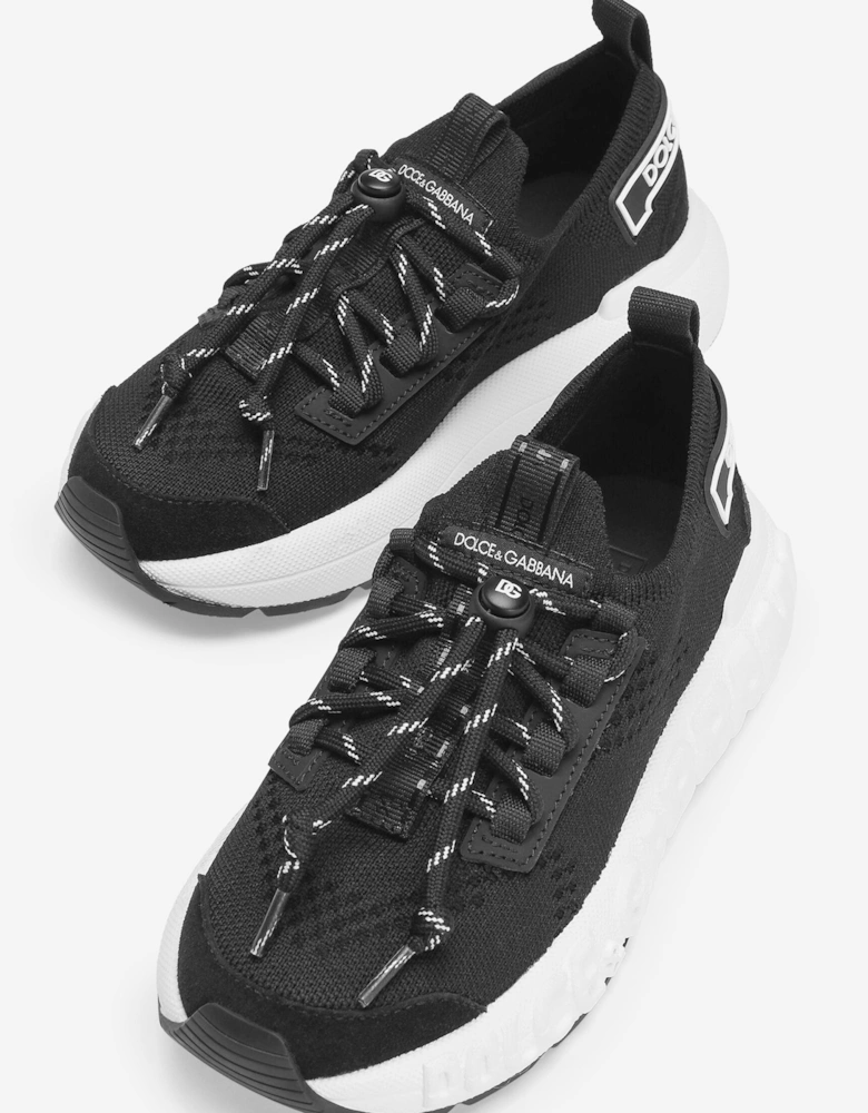 Boys NS1 Slip-On Trainers in Black