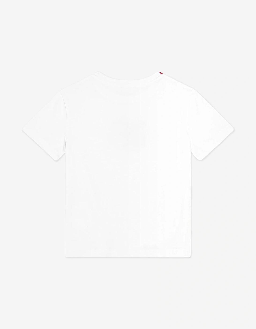 Girls Floral Logo T-Shirt in White