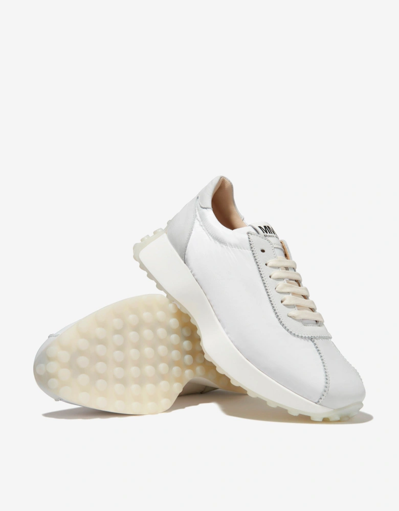 MM6 Girls Leather Lace Up Trainers