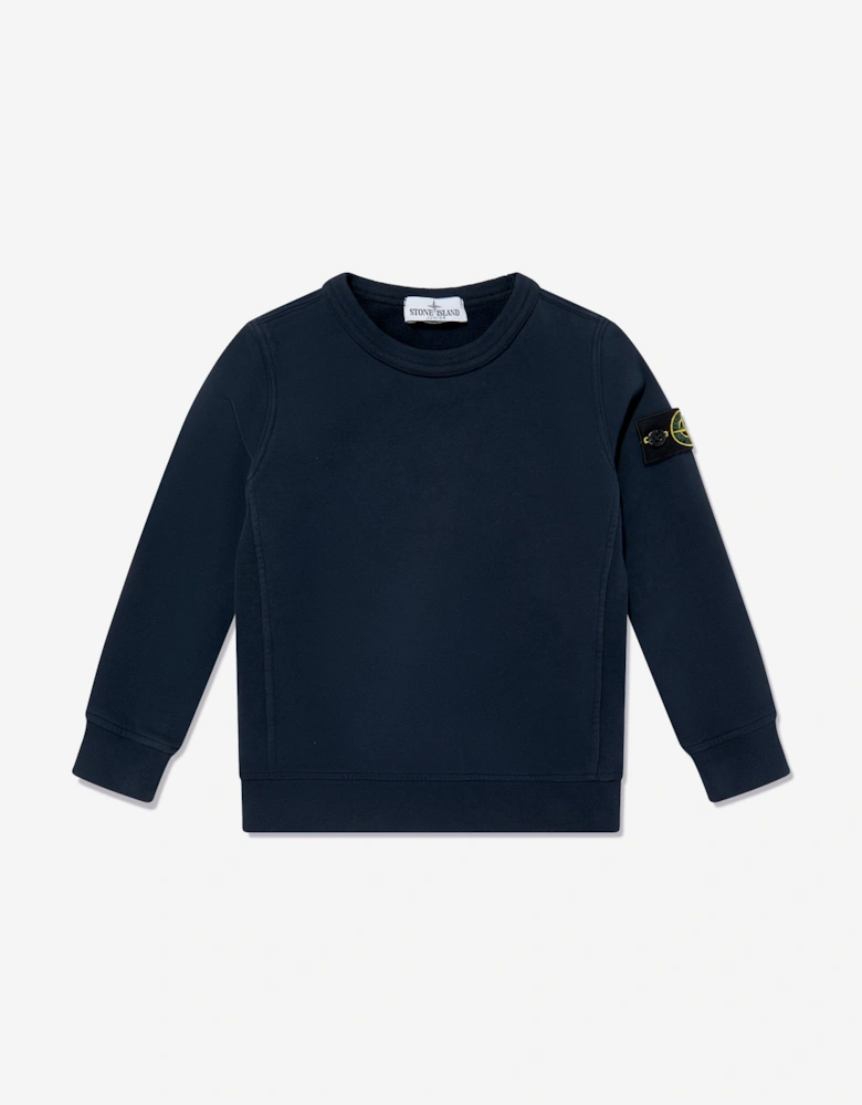 Boys Logo Sweatshirt in Navy