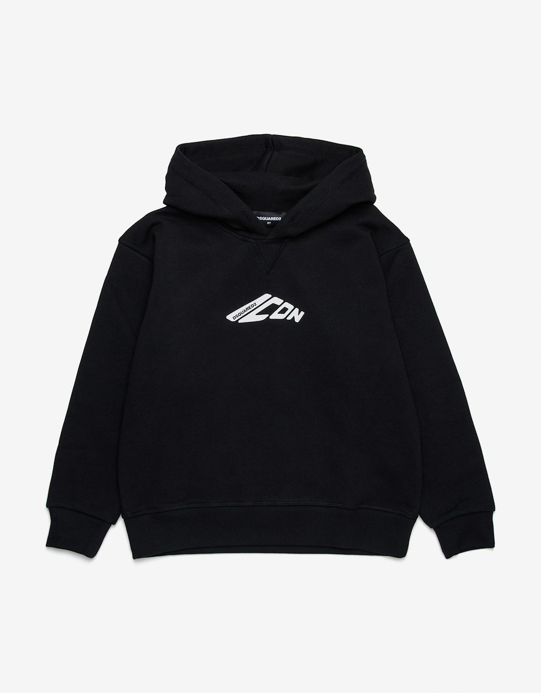 Kids Icon Hoodie in Black, 5 of 4