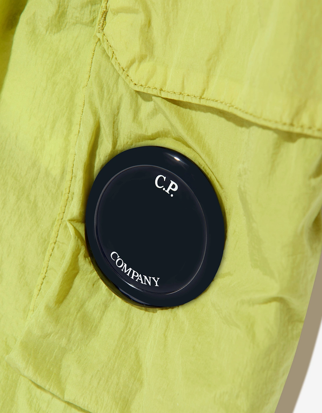 C.P. Company Boys Lens Pocket Swim Shorts in Green