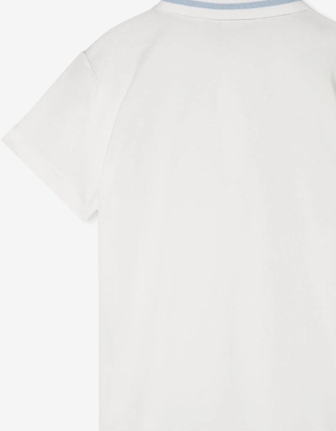 Boys Jersey Polo Shirt in White