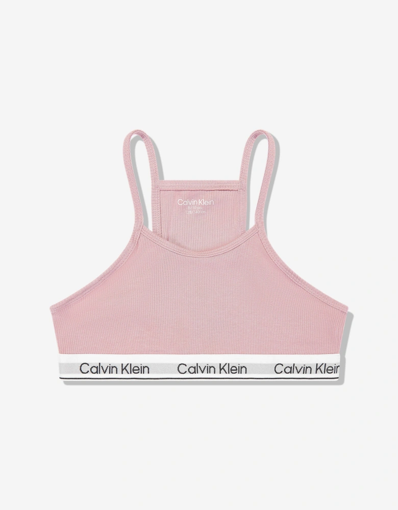 Girls Racerback Bralette Set in Pink