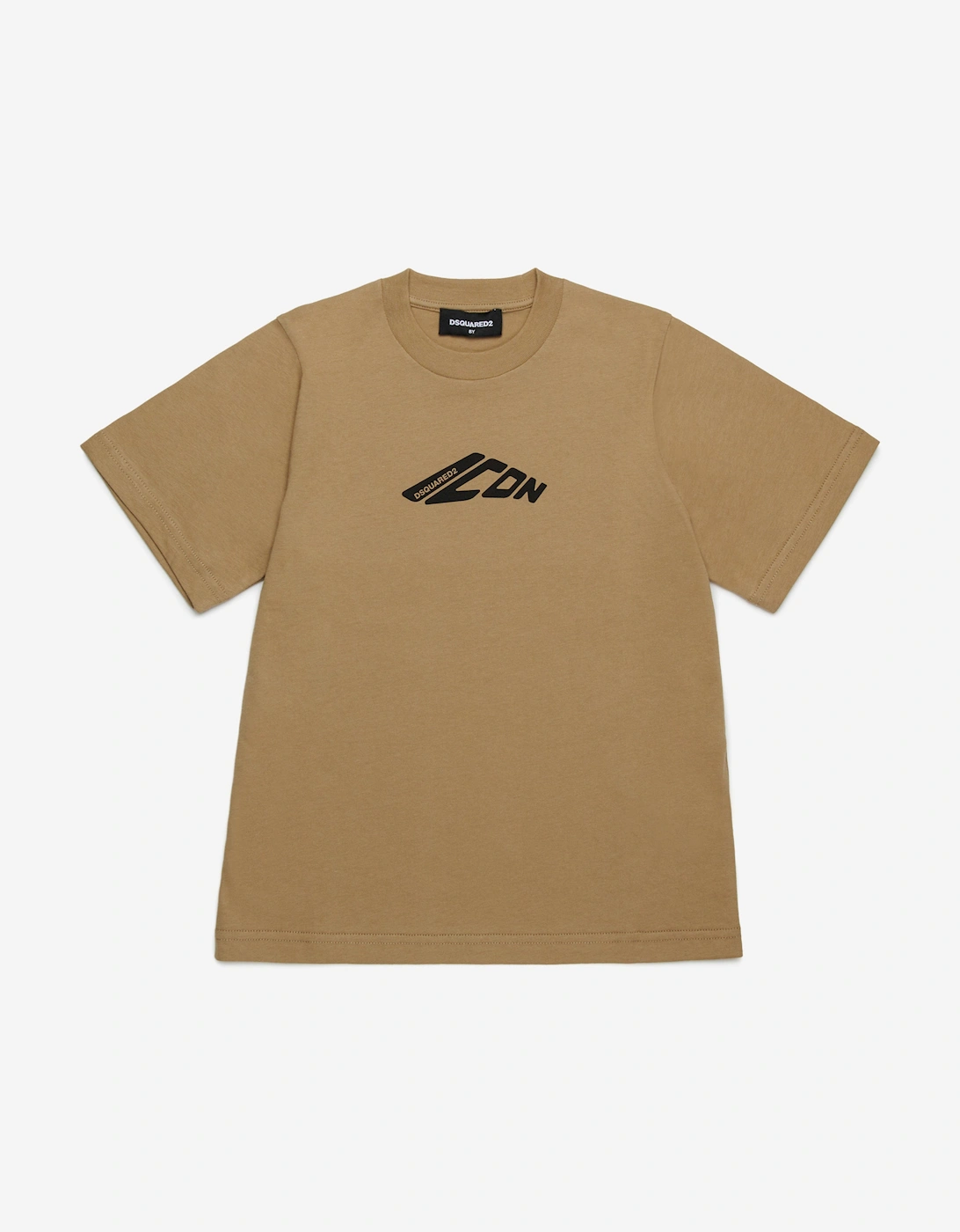 Kids Icon T-Shirt in Beige, 5 of 4