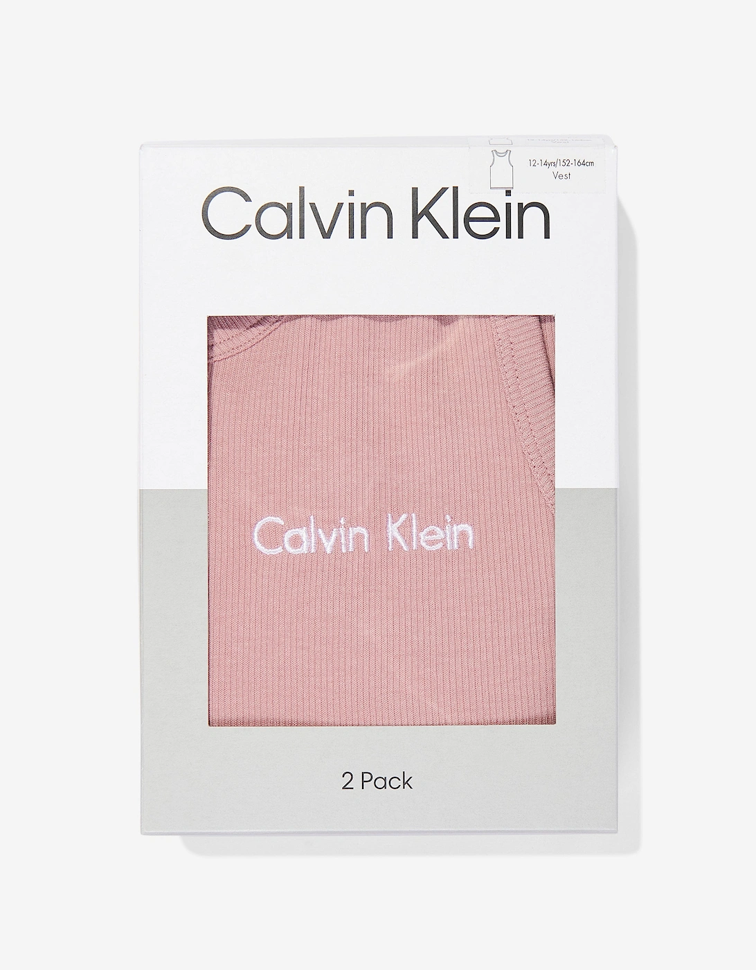 Girls 2 Pack Vest Set in Pink