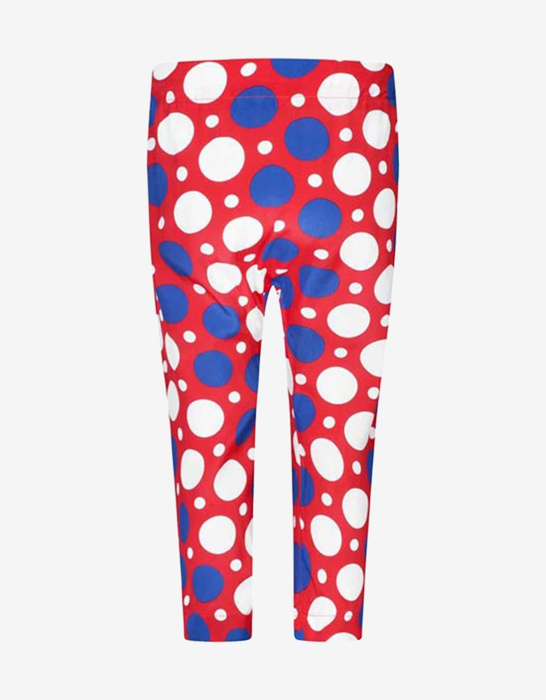 Girls Spotted Silk Trousers