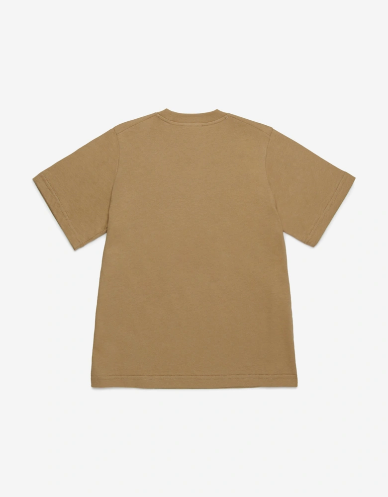 Kids Icon T-Shirt in Beige