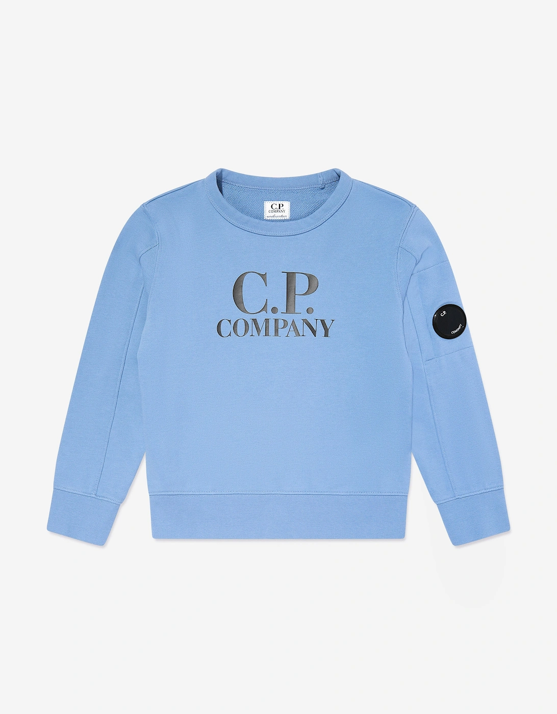 C.P. Company Boys Logo Sweatshirt in Blue, 5 of 4