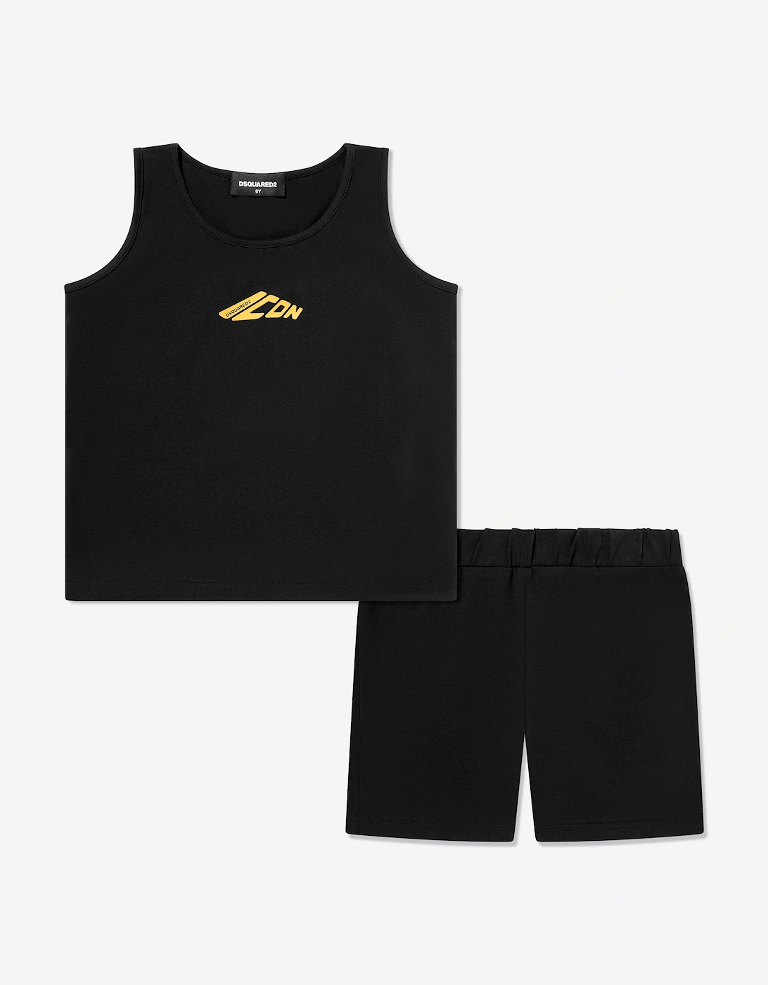 Kids Short Pyjama Set in Black, 5 of 4