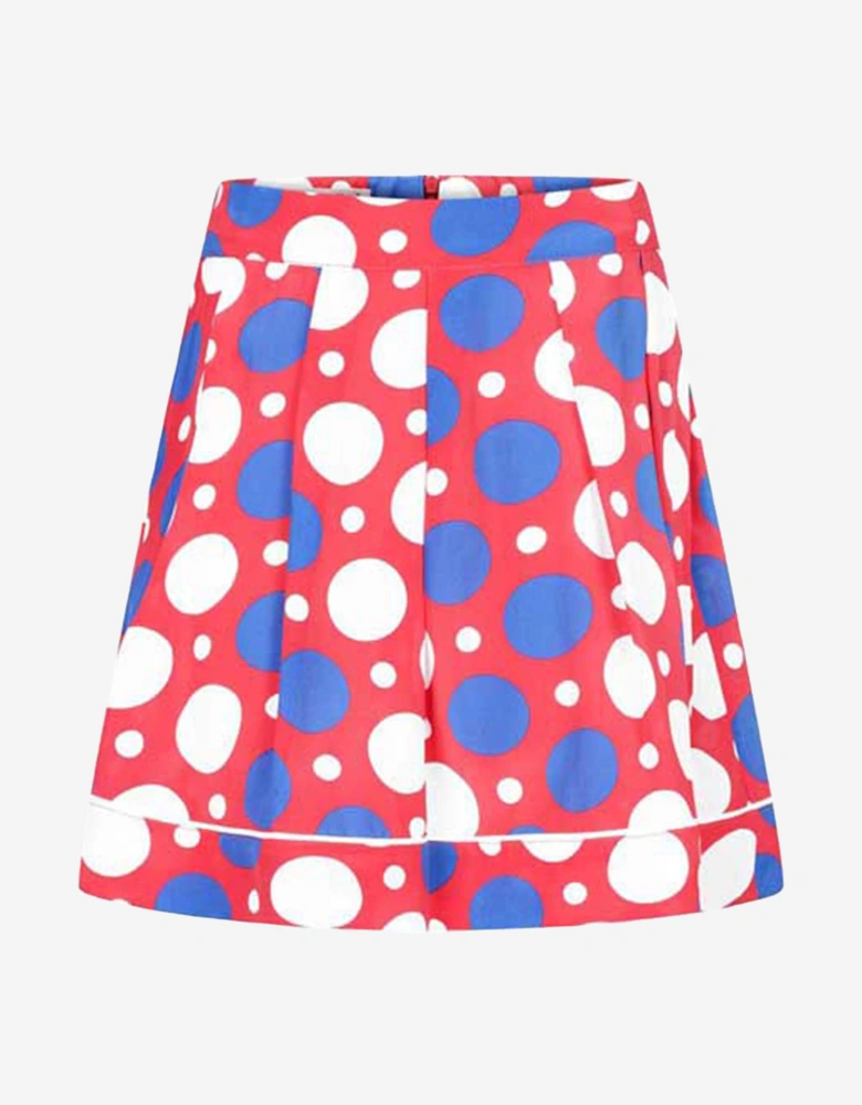 Girls Spotted Silk Skirt