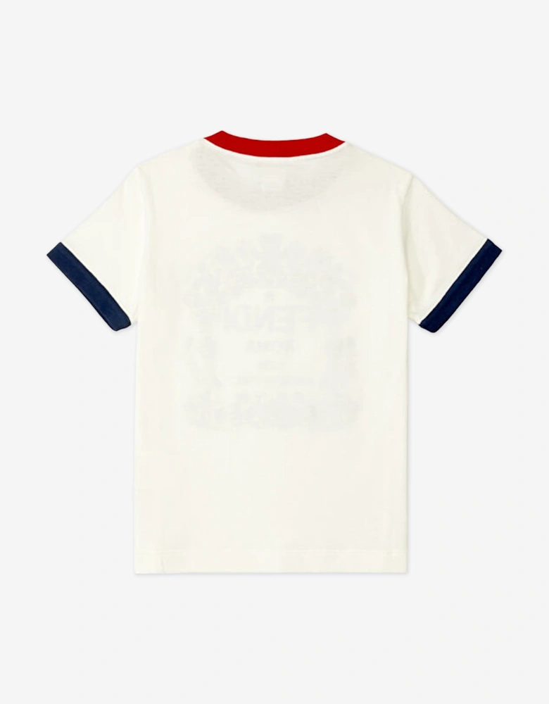 Boys Logo Jersey T-Shirt in White