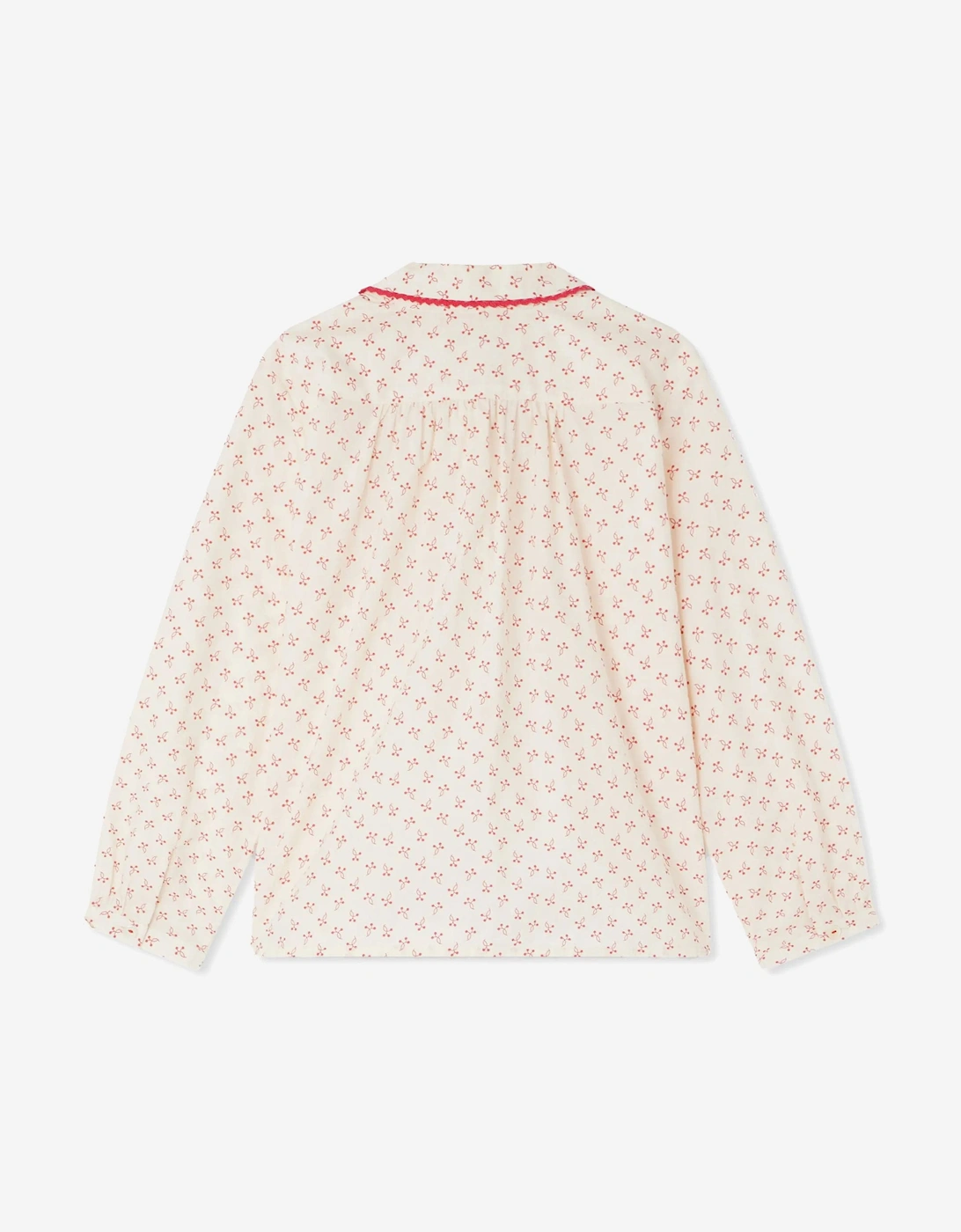 Girls Basiline Blouse in Ivory