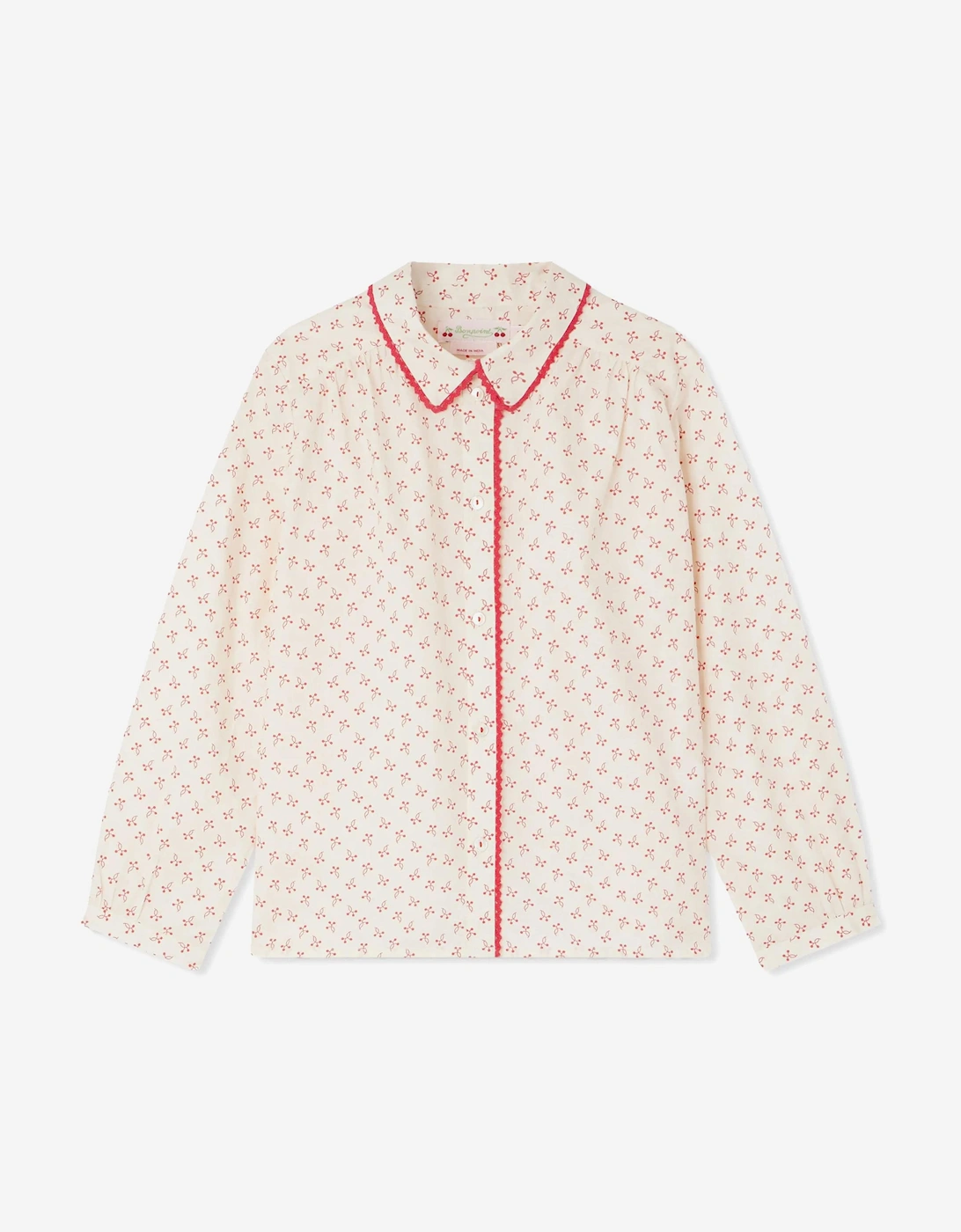 Girls Basiline Blouse in Ivory, 5 of 4