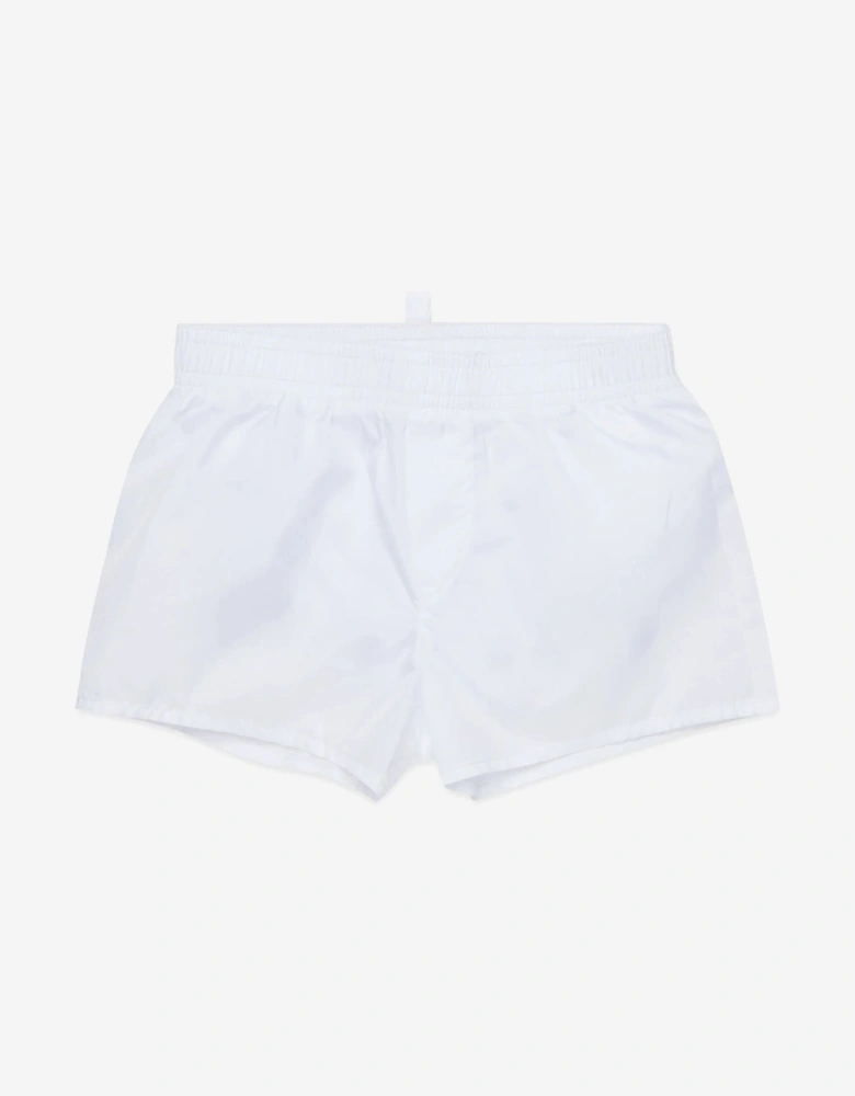 Baby Boys Icon Swim Shorts in White