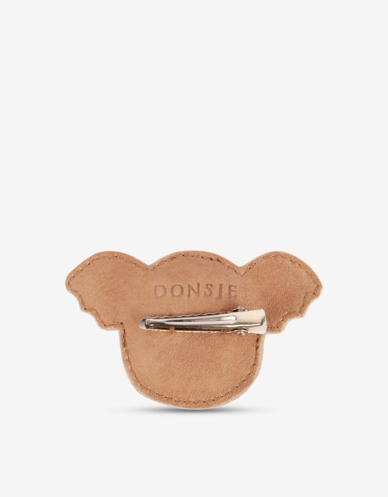 Girls Josy Classic Koala Hair Clip in Beige