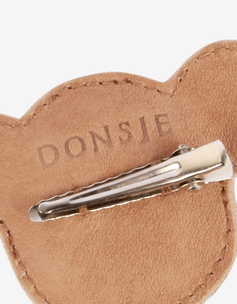Girls Josy Classic Koala Hair Clip in Beige