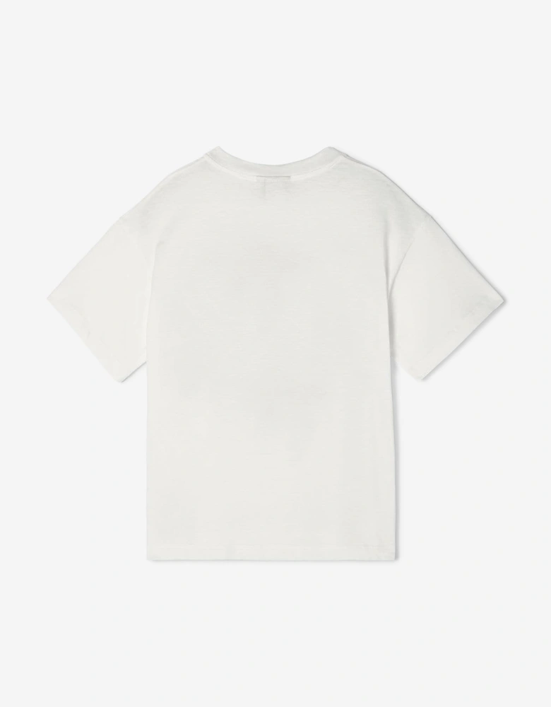 Boys Squirrel T-Shirt in White
