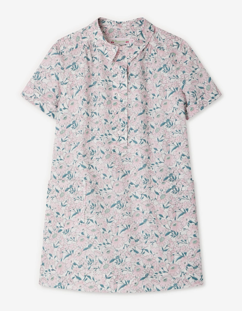 Girls Floral Emiliana Dress in Pink