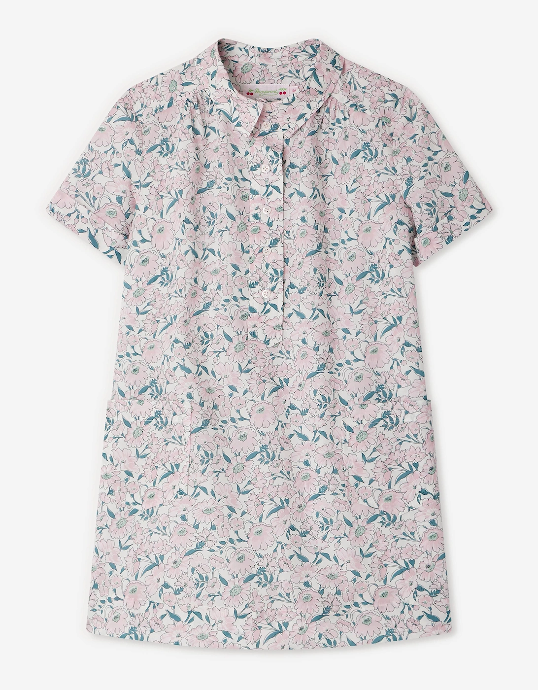Girls Floral Emiliana Dress in Pink, 6 of 5
