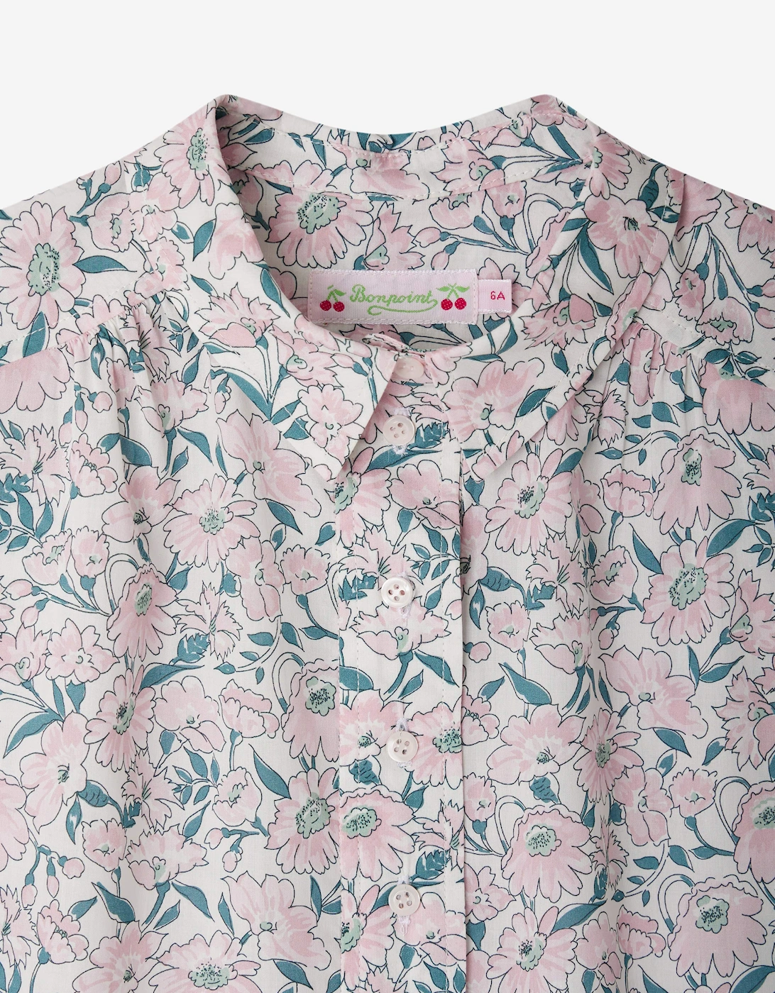 Girls Floral Emiliana Dress in Pink