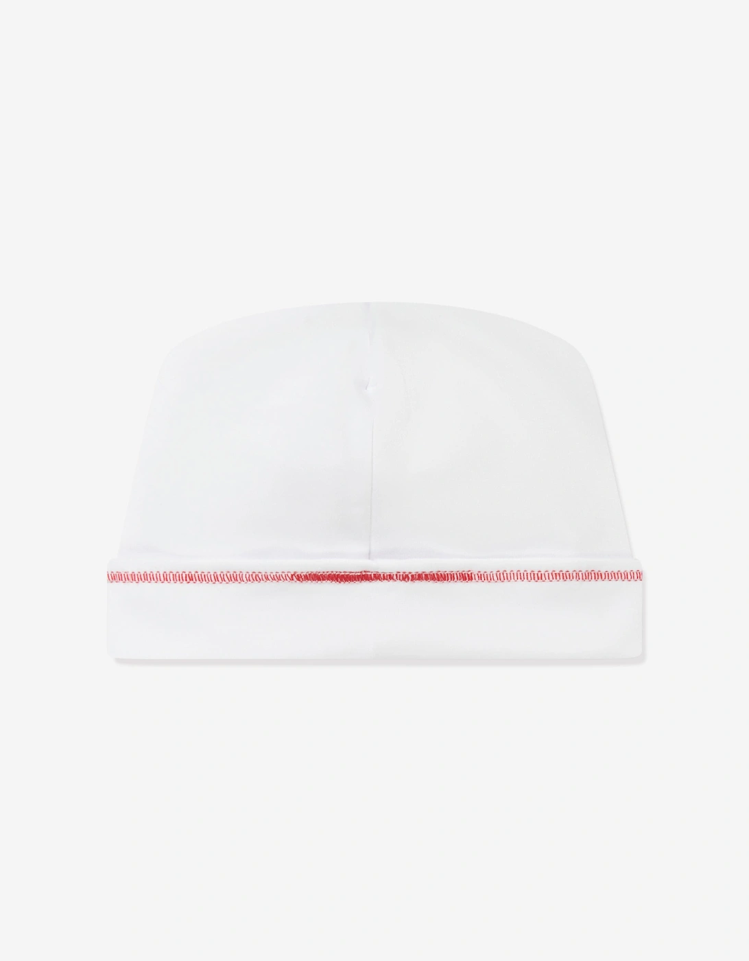 Baby Boys Grand Prix Embroidered Hat in White