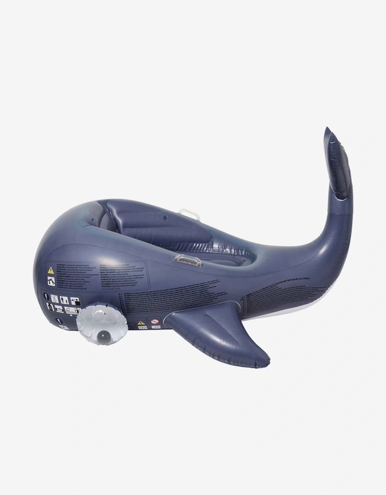 Kids Moby Dick Luxe Ride-On Float in Blue (142cm)