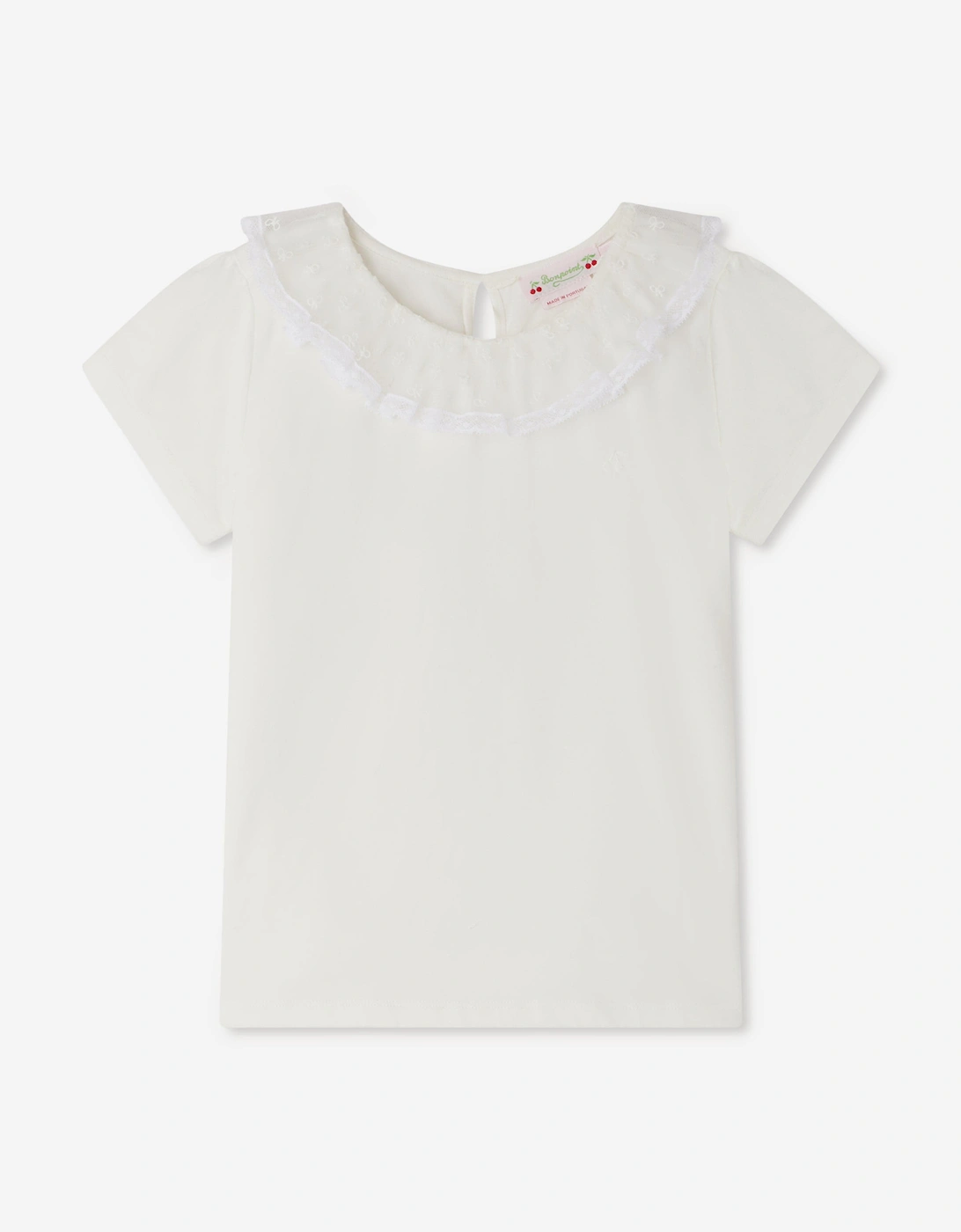 Girls Ernestine T-Shirt in Ivory, 5 of 4