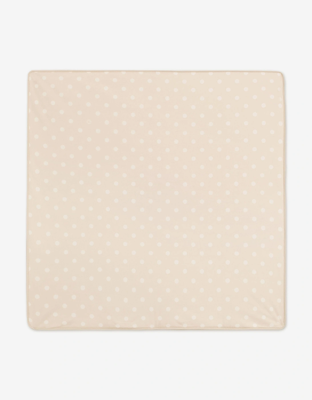 Baby Embroidered Logo Blanket in Ivory (80cm)