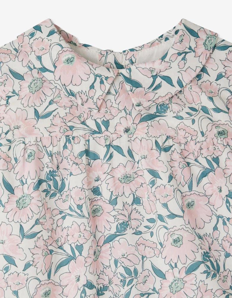 Baby Girls Floral Jadila Dress in Pink