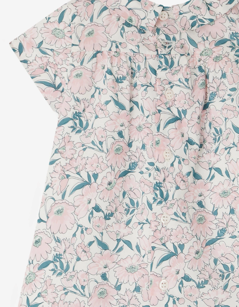 Baby Girls Floral Jadila Dress in Pink