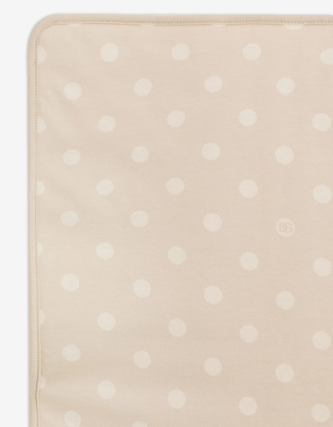 Baby Embroidered Logo Blanket in Ivory (80cm)