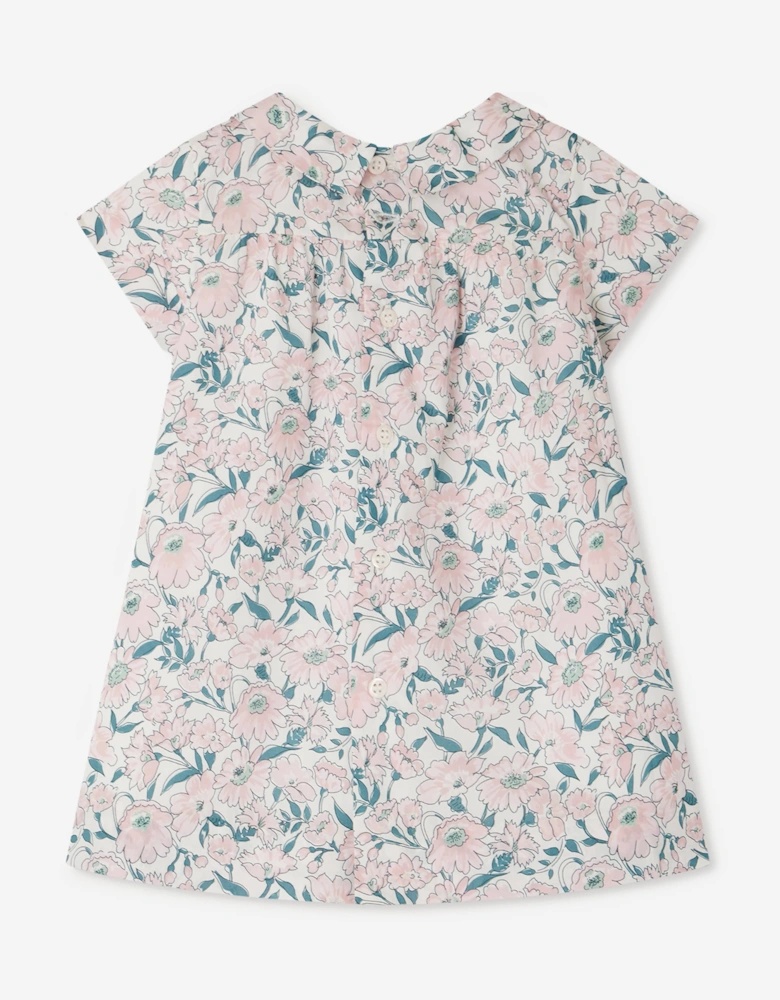 Baby Girls Floral Jadila Dress in Pink