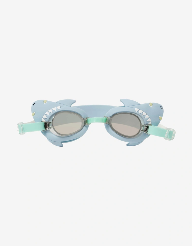 Kids Salty the Shark Mini Swim Goggles in Blue (22cm)