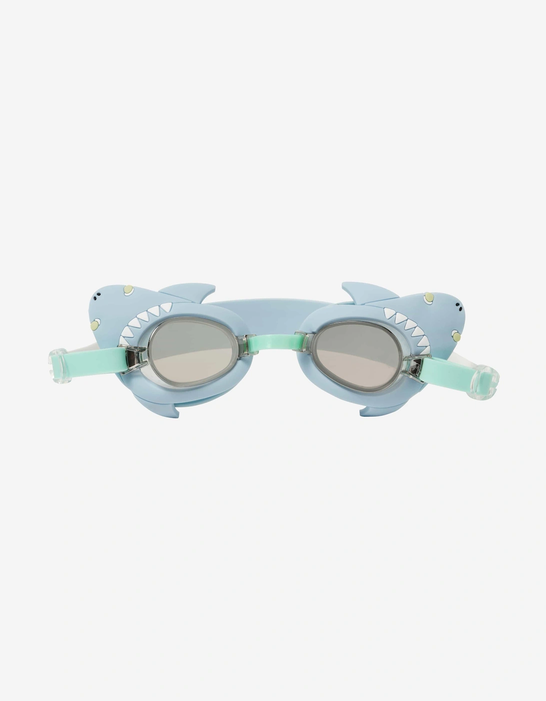Kids Salty the Shark Mini Swim Goggles in Blue (22cm), 4 of 3