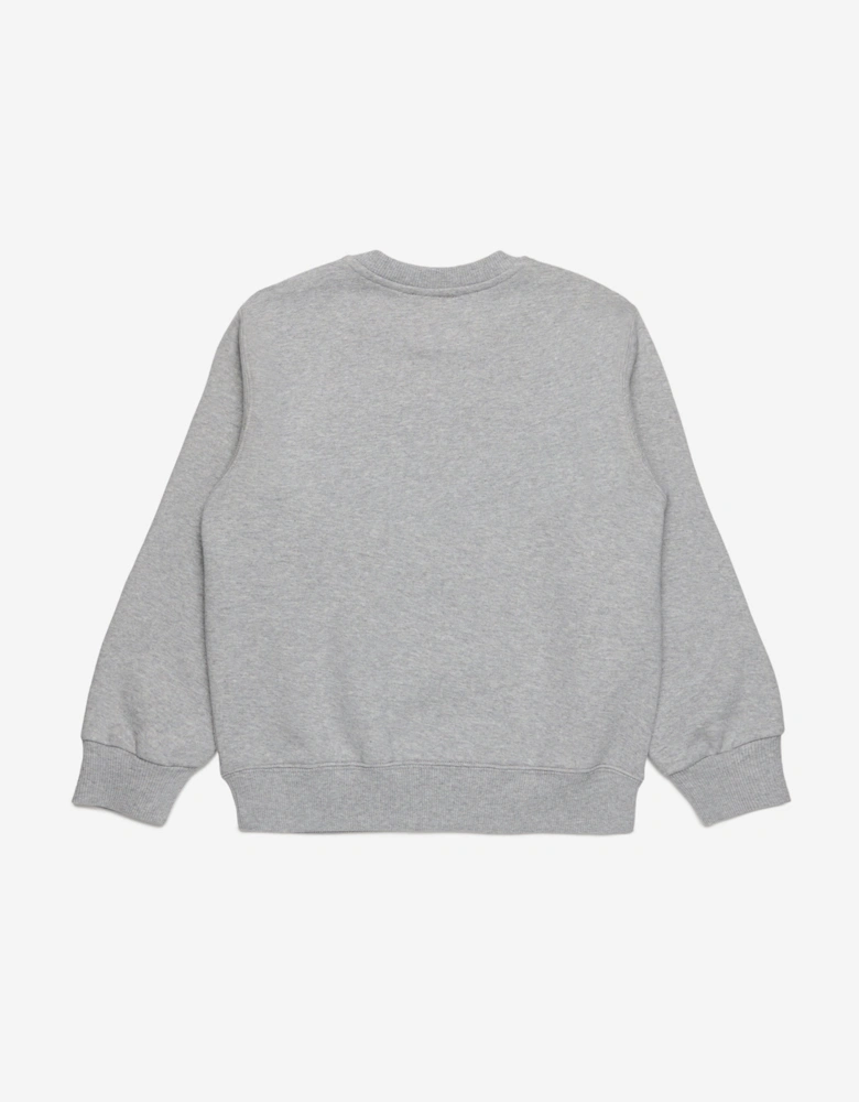 Boys Logo Sweatshirt in Grey