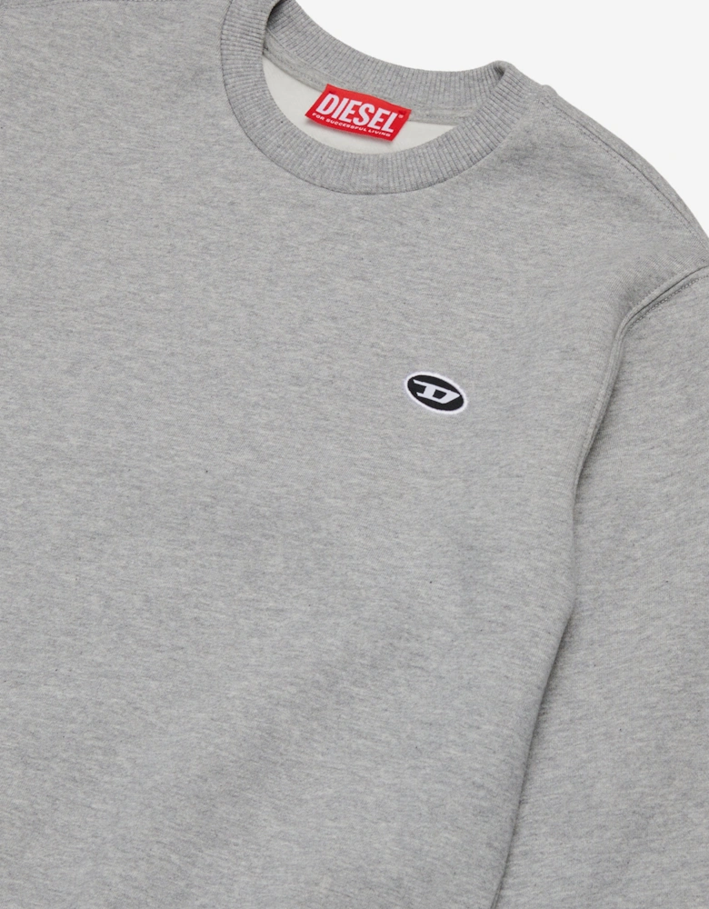 Boys Logo Sweatshirt in Grey