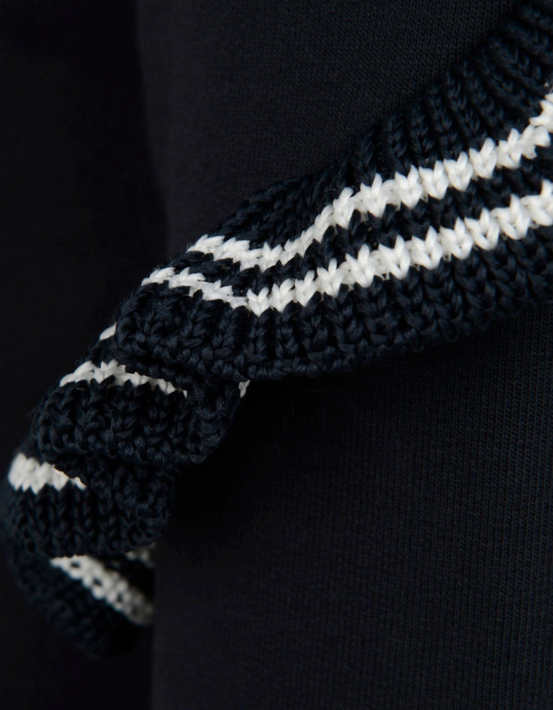 Enfant Girls Navy Cotton Sweater