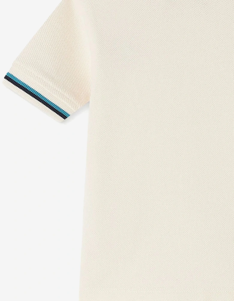 Baby Boys Finn Polo Shirt in Ivory