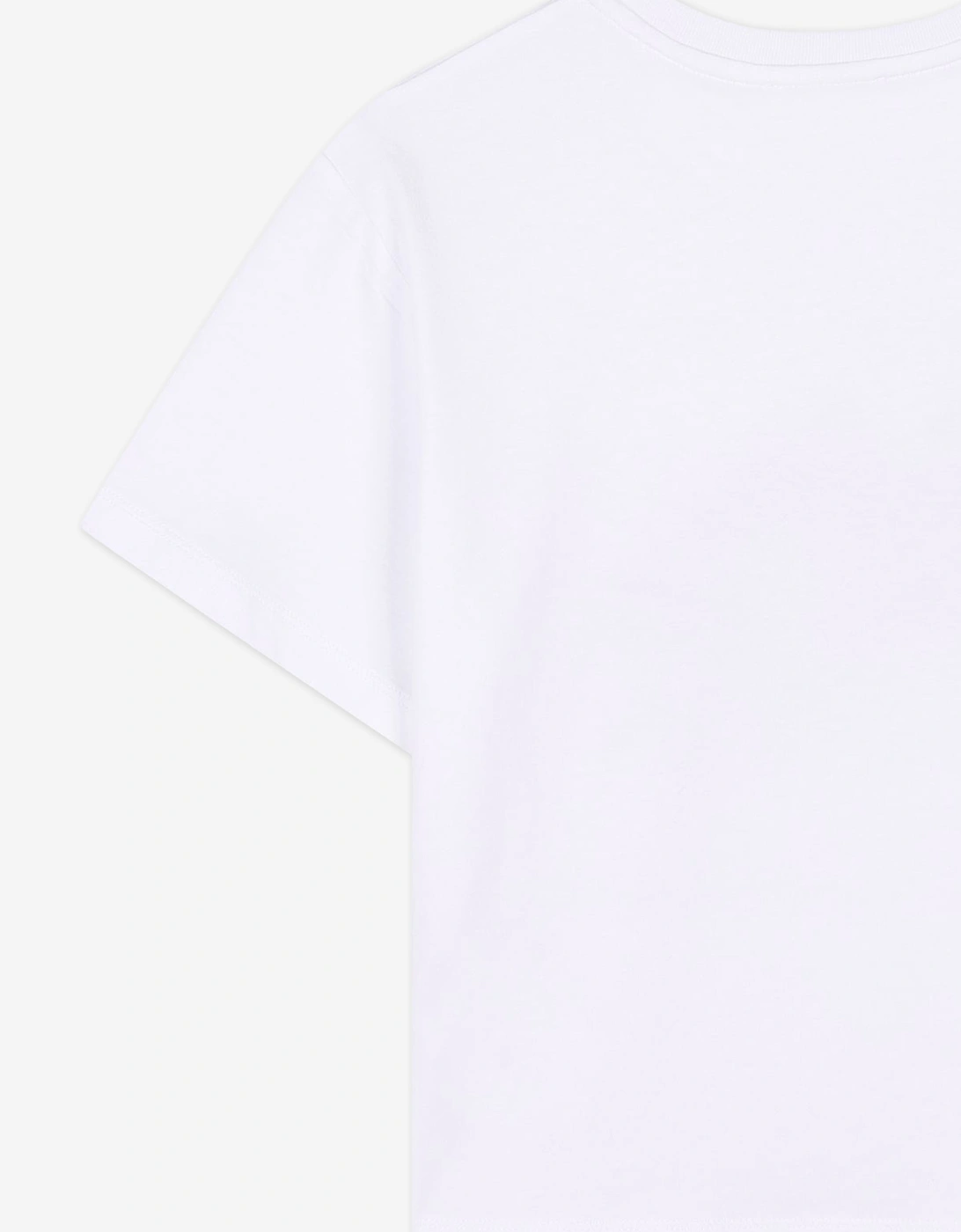 Girls Curb Trainers T-Shirt in White