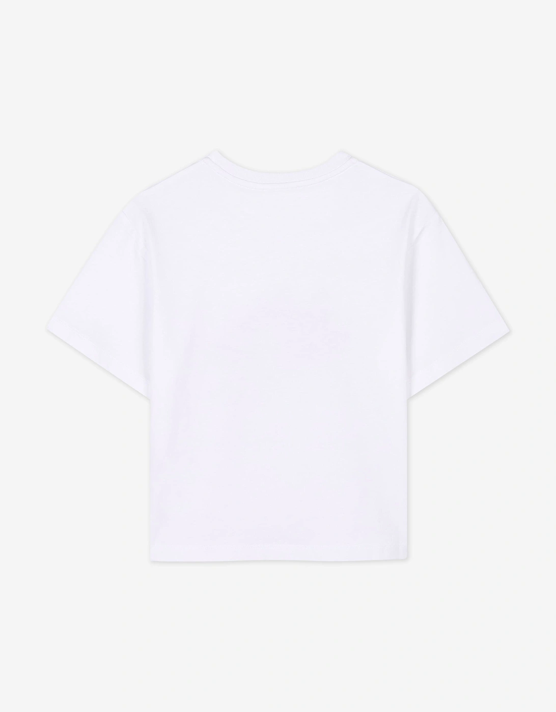 Girls Curb Trainers T-Shirt in White