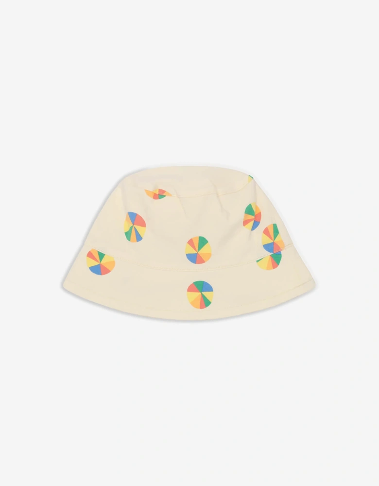 Girls Chill Parasol Sun Hat in Ivory