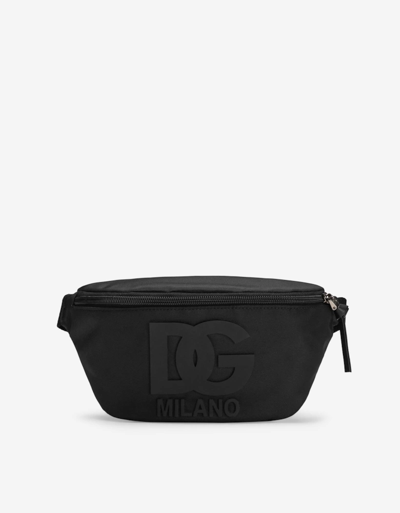 Boys Logo Belt Bag in Black (23cm)