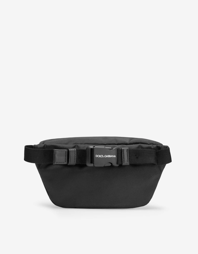 Boys Logo Belt Bag in Black (23cm)